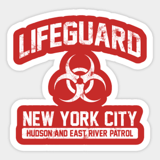 New York City Lifeguard (BIOHAZARD) Sticker